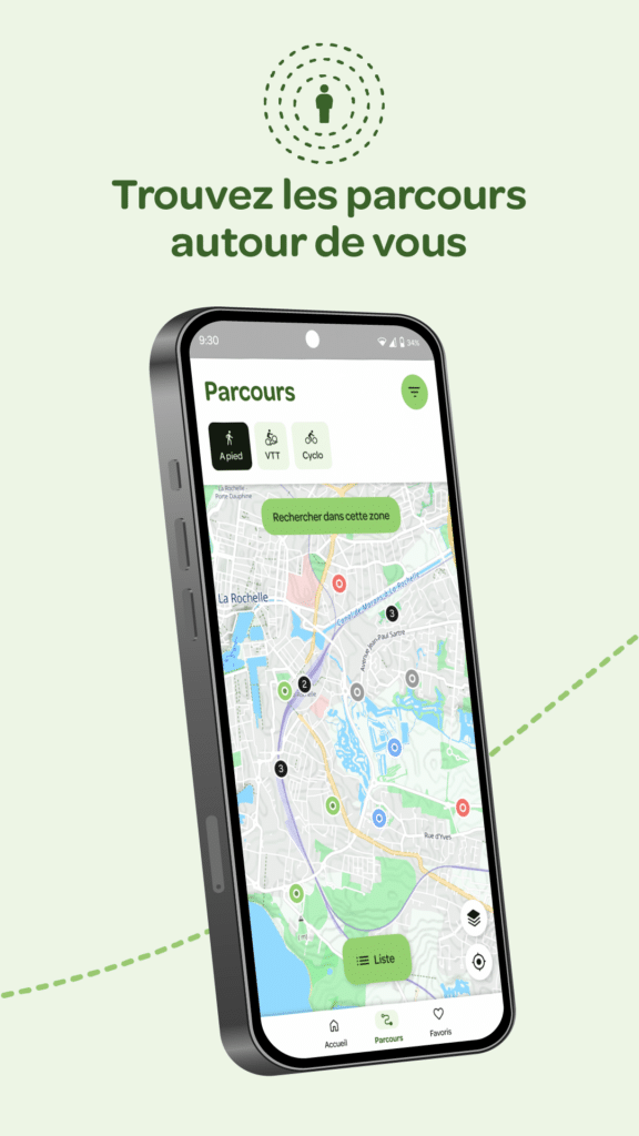 randonnées dans l'oise avec l'appli
