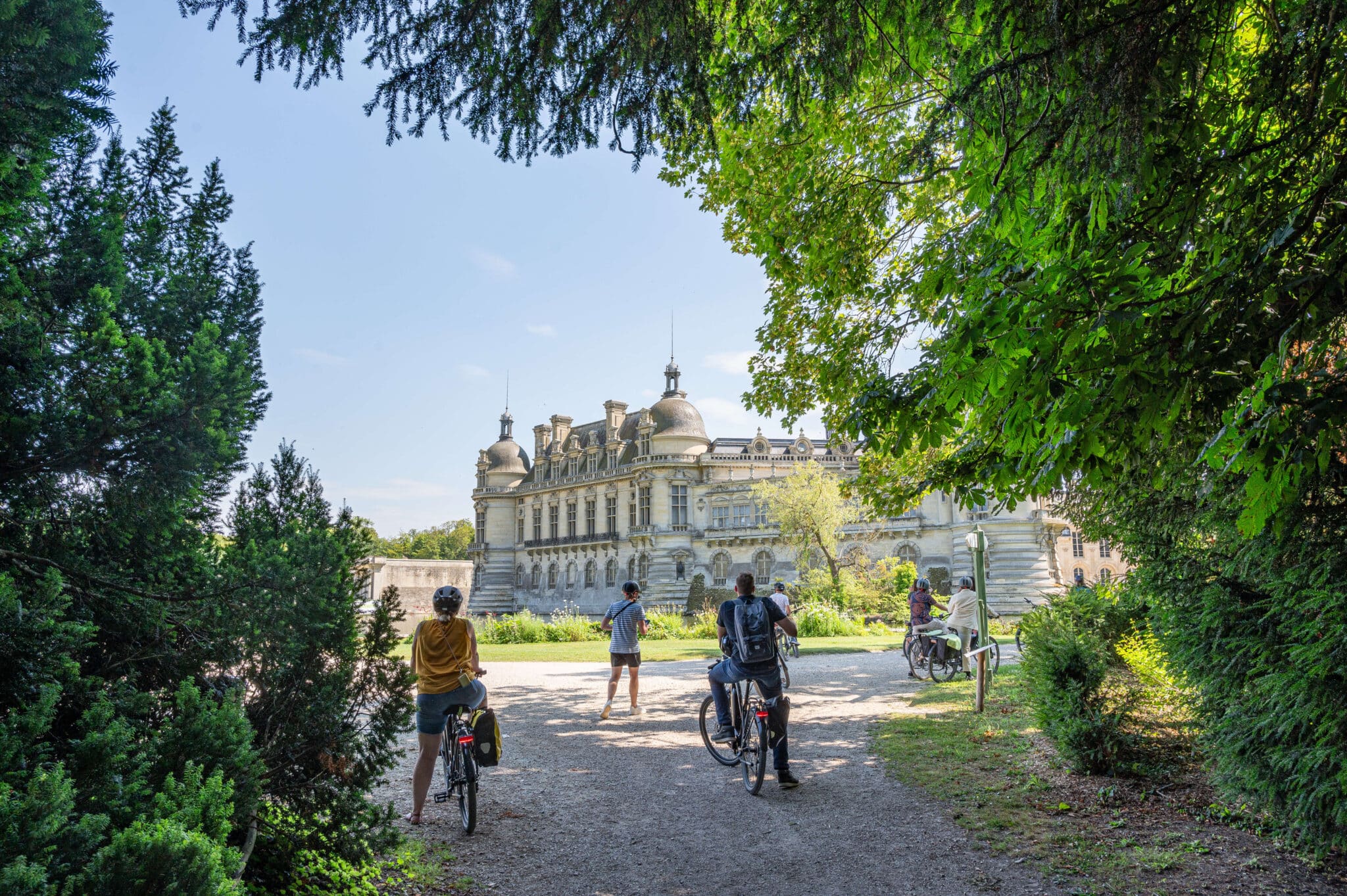 chantilly vélo chateau